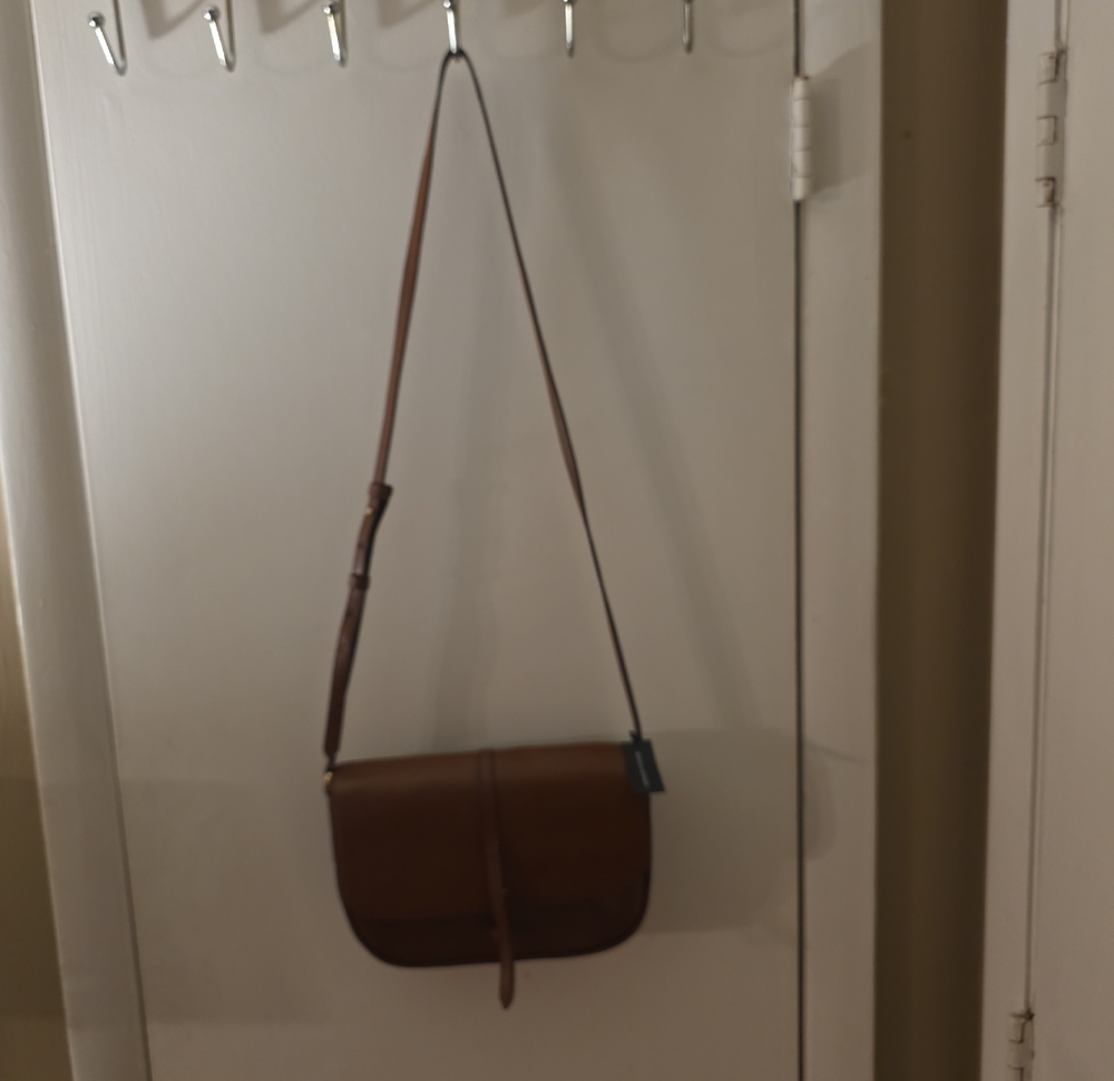 Classic banana republic Brown Leather Crossbody Bag